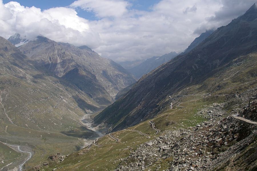 Rohtang Pass, Himachal Pradesh — The gate to Lahaul, snowbound half the year.