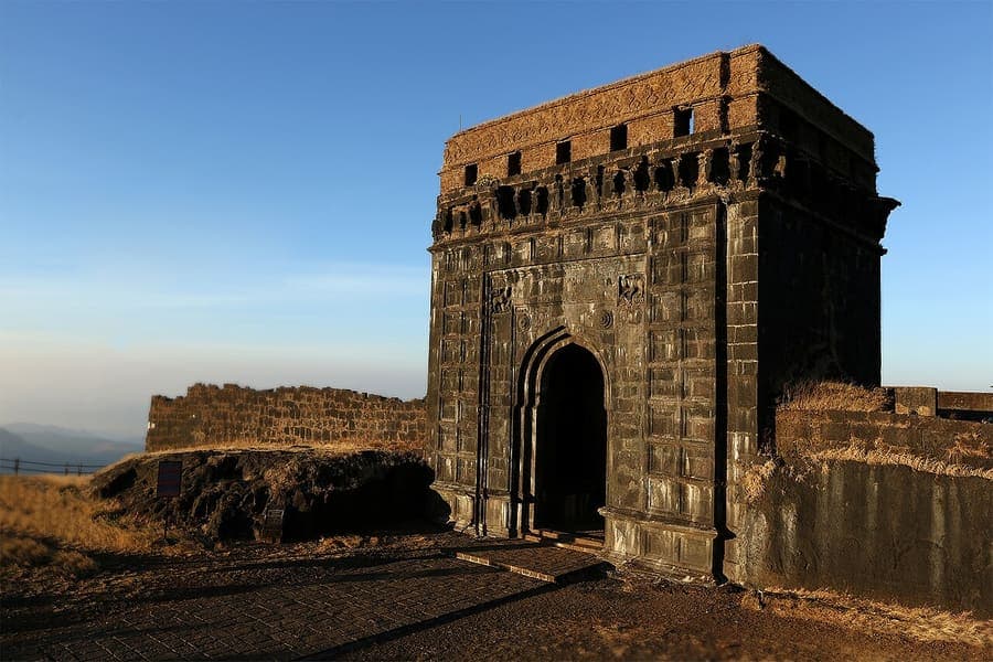 Raigad Fort, Maharashtra Heritage — Shivaji's capital, on a flat-topped hill.