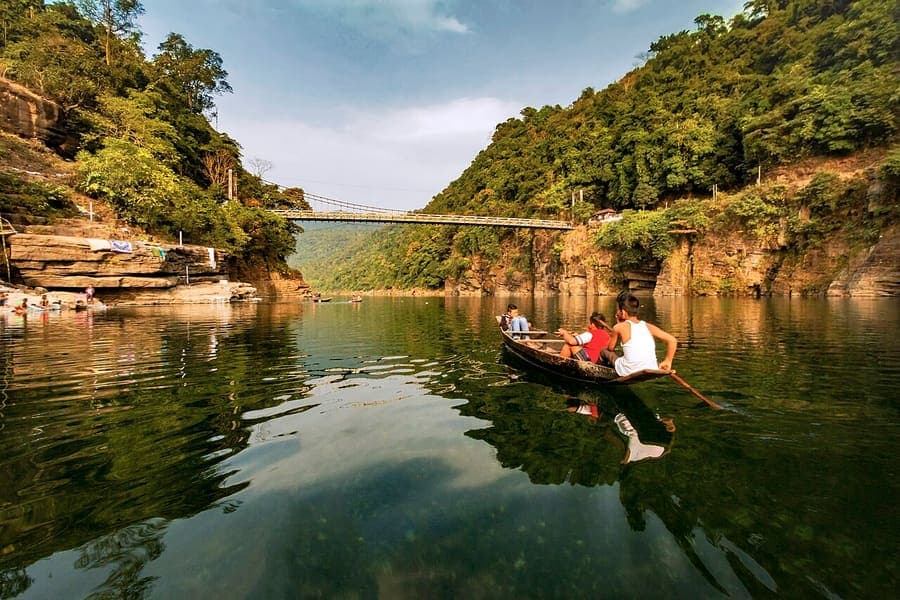 Dawki, North East India — A river so clear the boats seem to float on air.