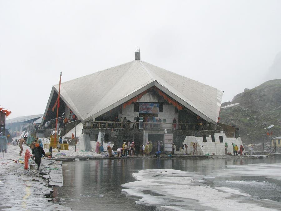 Hemkund Sahib, Badrinath — The high gurudwara, often added on.