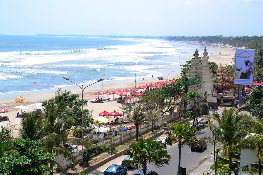 Kuta, Bali — The long surf beach and its sunsets.