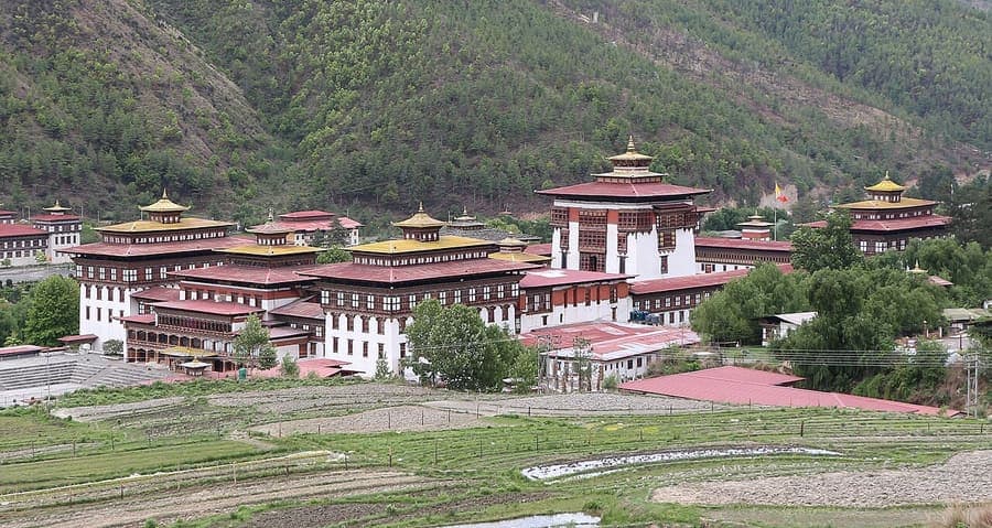 Tashichho Dzong, Bhutan — Thimphu's fortress-monastery of government.