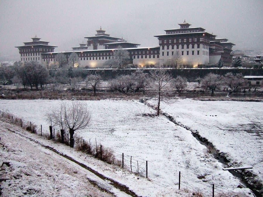 Thimphu, Bhutan — The capital with no traffic lights.