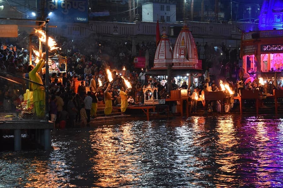Haridwar, Char Dham — Where the yatra traditionally begins.