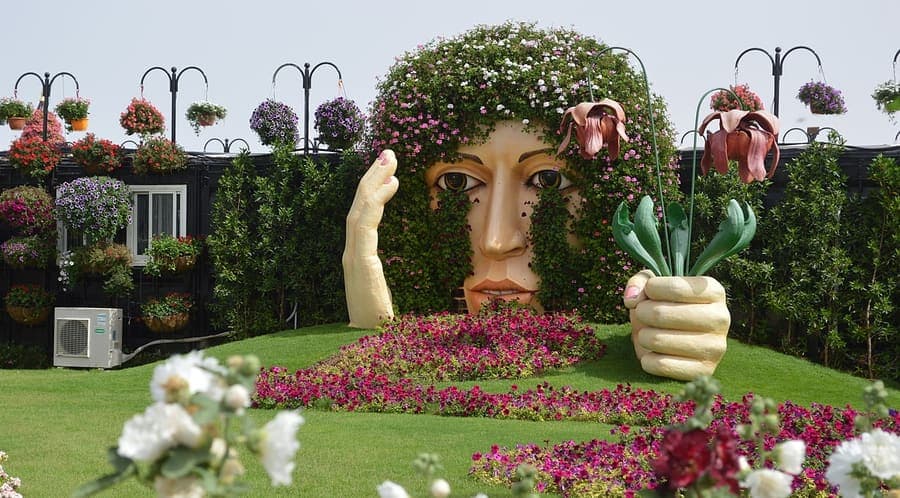 Dubai Miracle Garden, Dubai — Fifty million flowers in the desert.