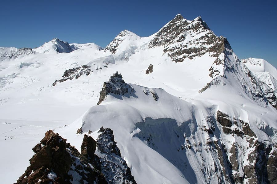Jungfraujoch, Europe — The top of Europe, by cog railway.