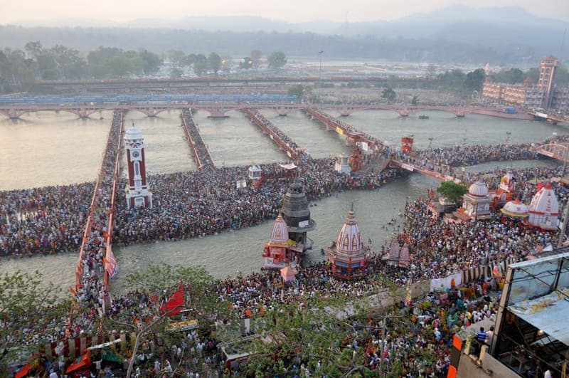 Kumbh Mela, Haridwar — The largest gathering of people on earth.