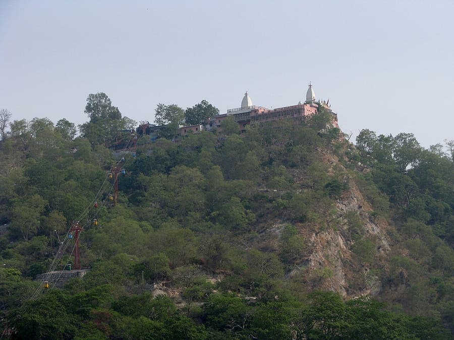 Mansa Devi Temple, Haridwar — Hilltop shrine reached by ropeway.