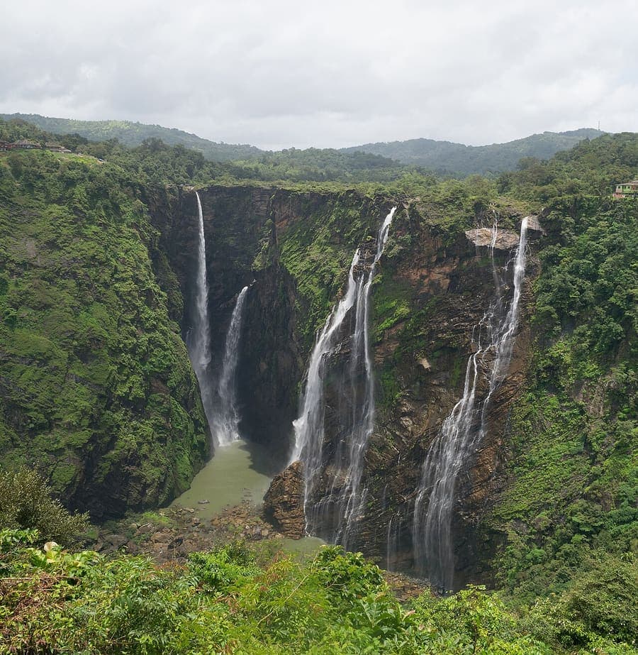 Jog Falls, Karnataka — The Sharavathi dropping 253 metres.