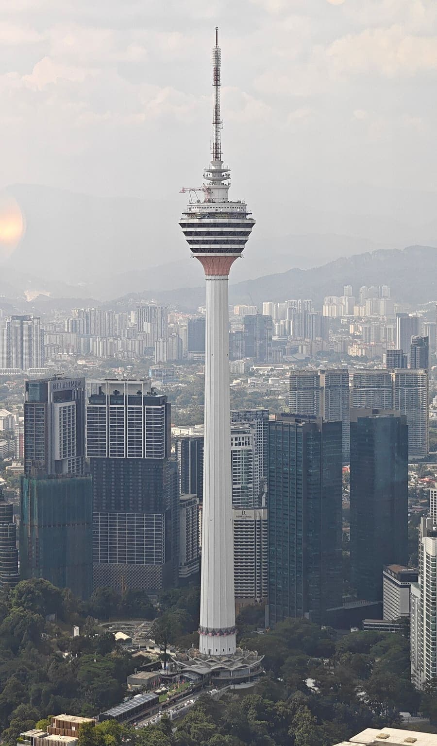 Kuala Lumpur Tower, Malaysia — The other view of the skyline.