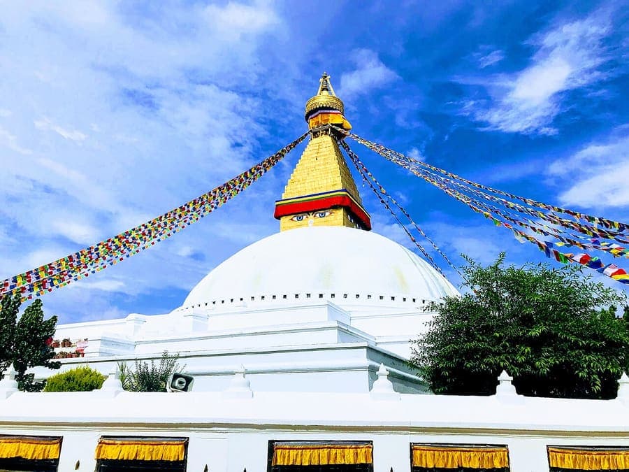 Boudhanath, Nepal — One of the largest stupas in the world.