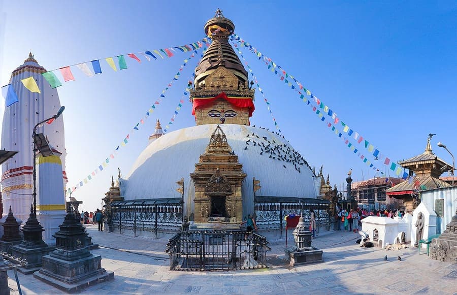 Swayambhunath, Nepal — The monkey temple, and the eyes that watch the valley.