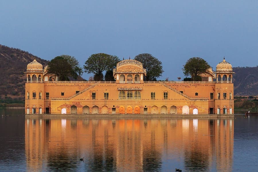Jal Mahal, Rajasthan — The water palace in Man Sagar lake.