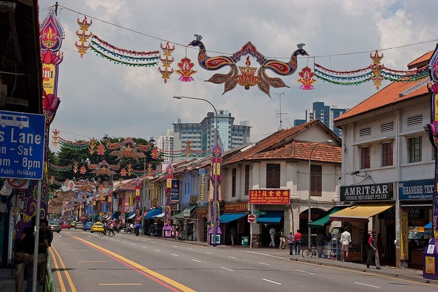 Little India, Singapore — Sri Veeramakaliamman, and dinner afterwards.