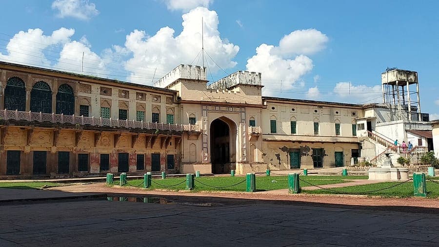 Ramnagar Fort, Varanasi — The Maharaja's fort across the river.