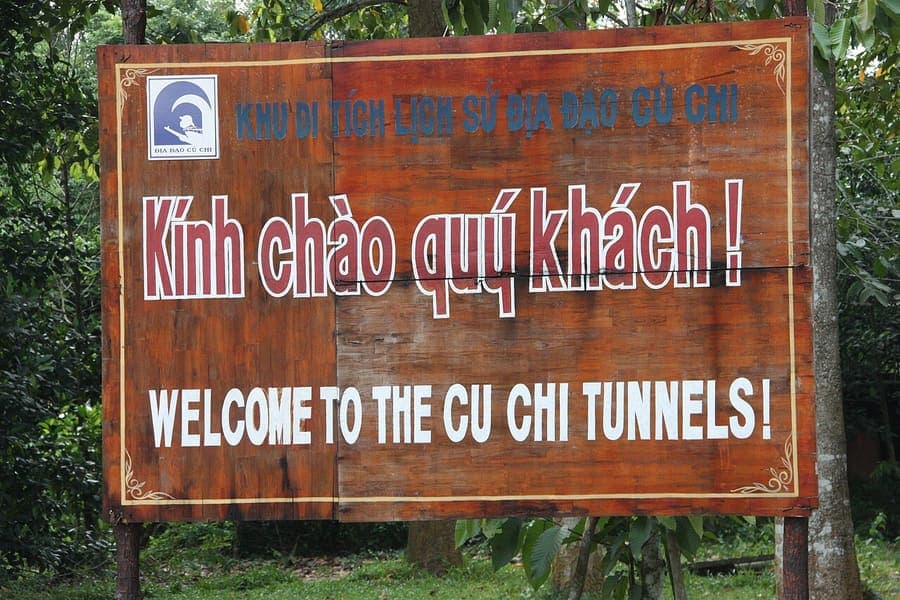Cu Chi Tunnels, Vietnam — 250km of tunnels beneath the fields.
