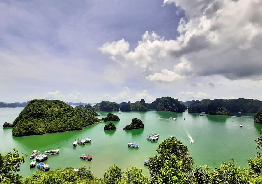 Ha Long Bay, Vietnam — Two thousand limestone islands in the mist.