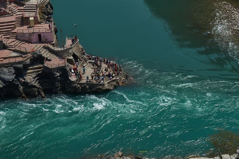 Devprayag, Char Dham — Where the Ganga is born of two rivers.