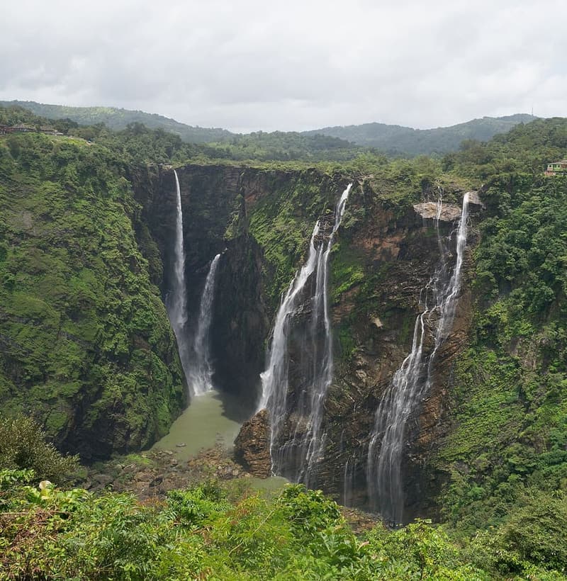 Jog Falls, Karnataka — The Sharavathi dropping 253 metres.