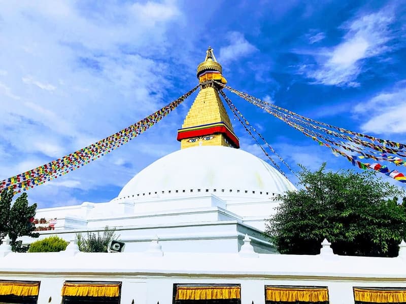 Boudhanath, Nepal — One of the largest stupas in the world.