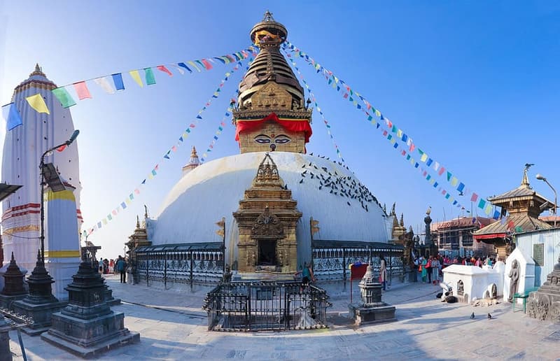 Swayambhunath, Nepal — The monkey temple, and the eyes that watch the valley.